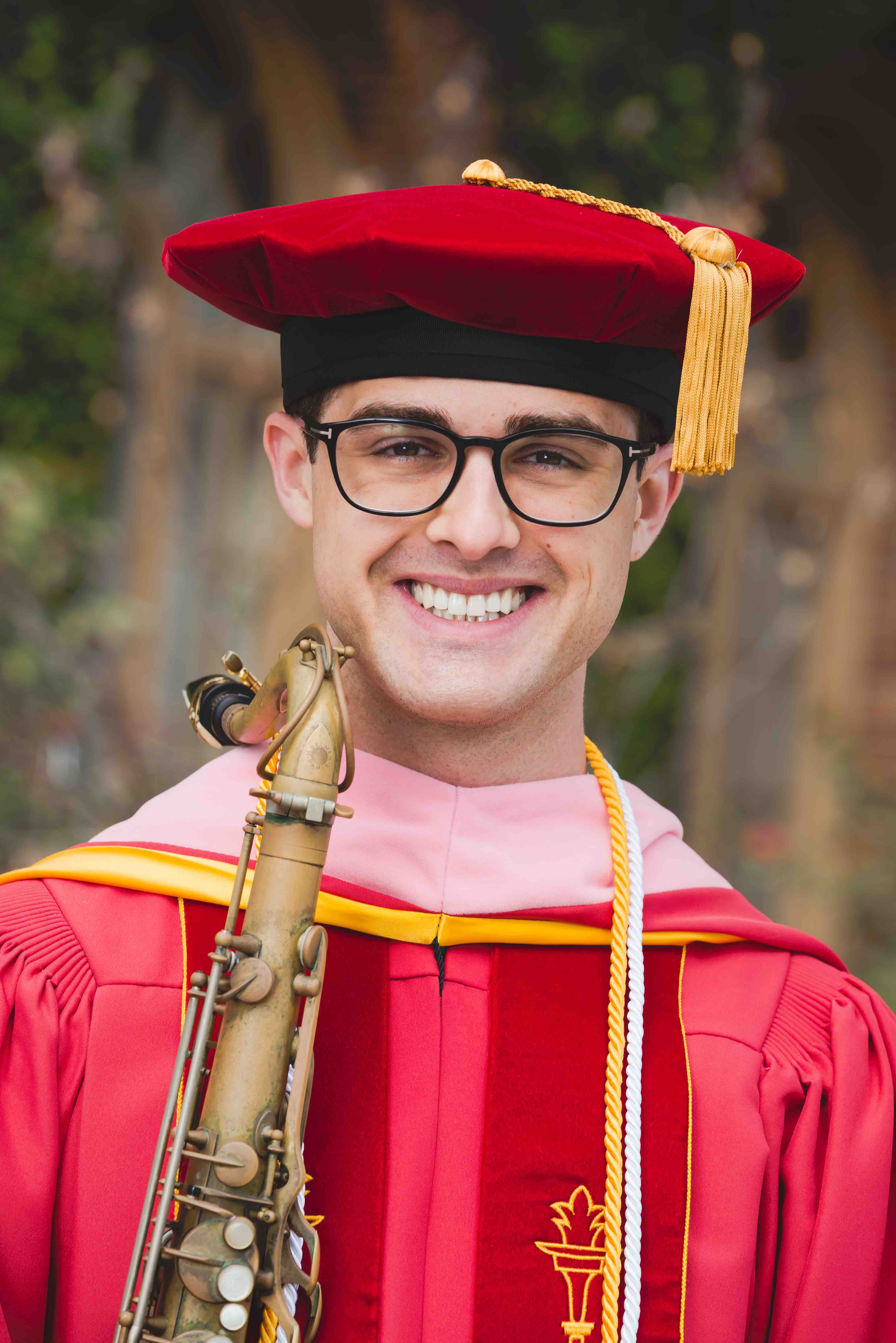 USC graduation Portrait